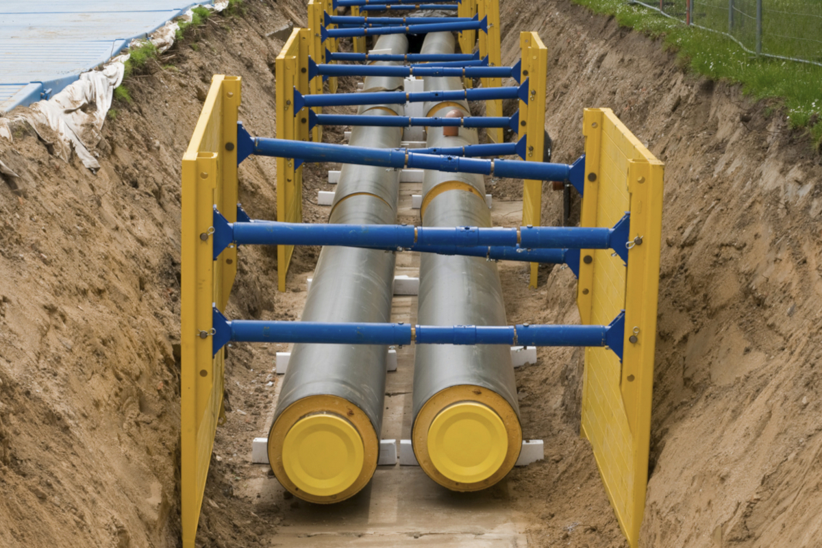 Budowa sieci ciepłowniczej